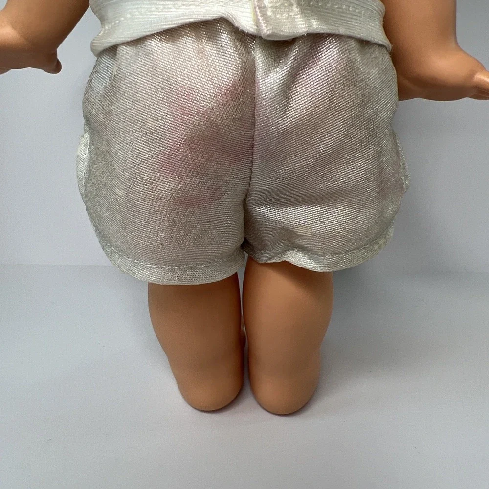 Vintage 1990 Galoob Baby Face So Surprised Suzie #2 Blue Eyes Silver Outfit